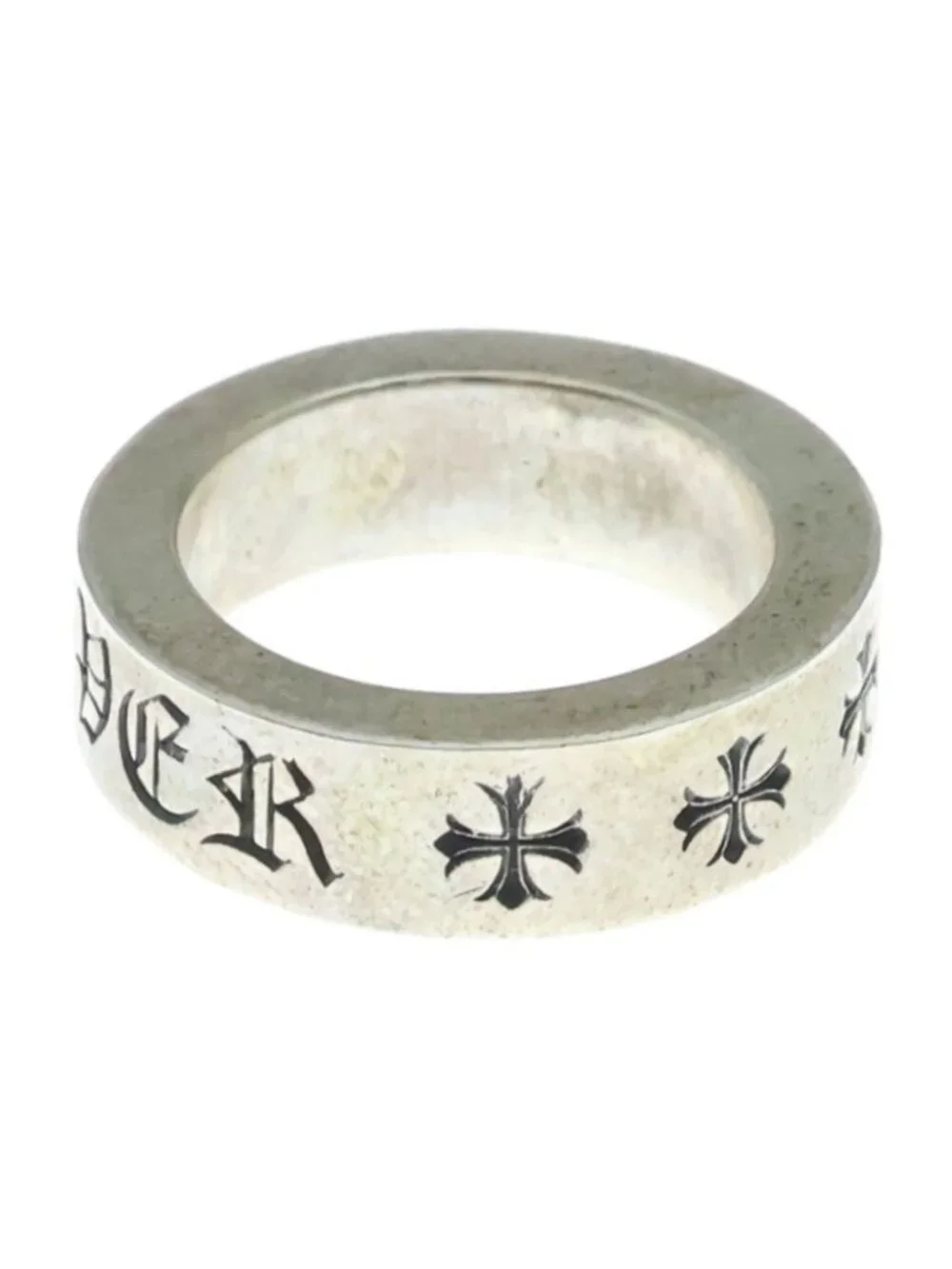 Chrome Hearts Spacer Forever Ring Silver